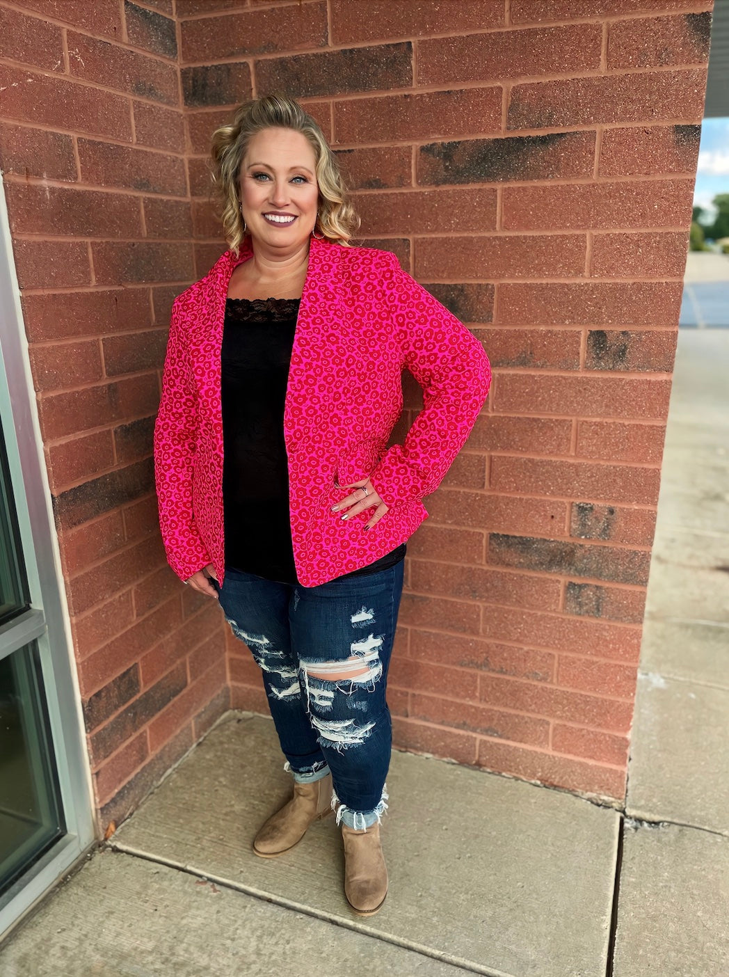 Fierce and Floral Blazer