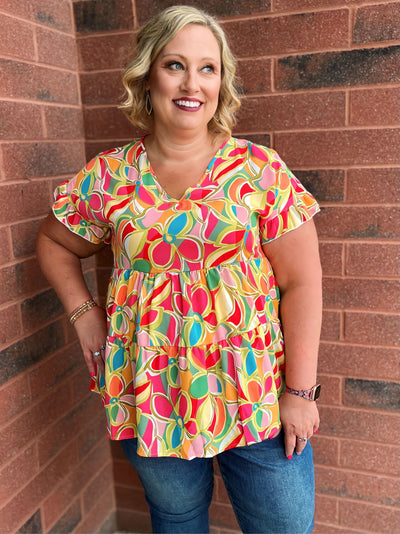 Coral Cuteness Top