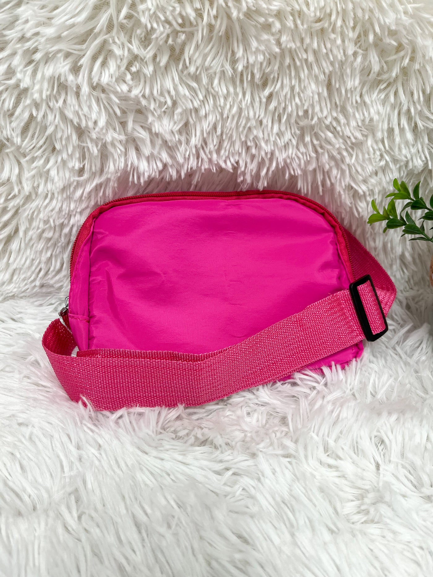 On The Go Raspberry Sling Bag