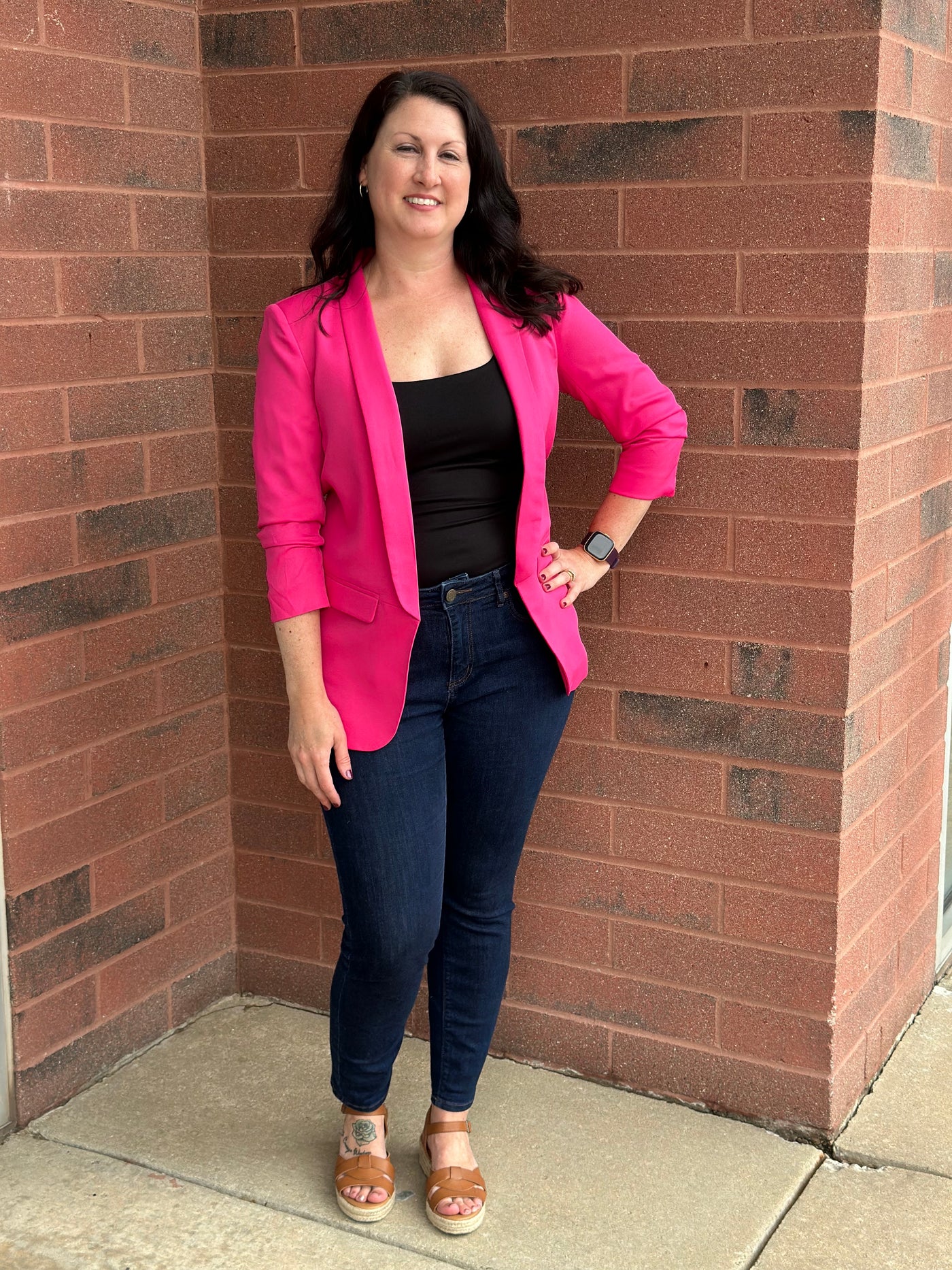 Such A Statement Hot Pink Blazer