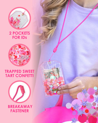 Sweet Tart Confetti Lanyard