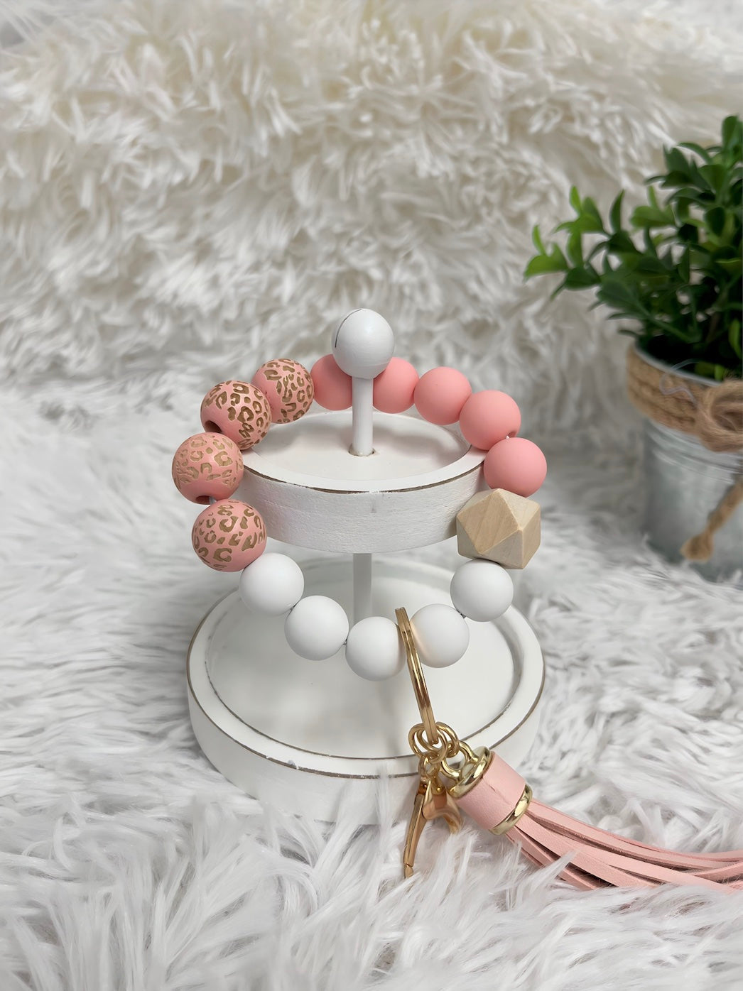 The Wild Thing Pink Bracelet Keychain