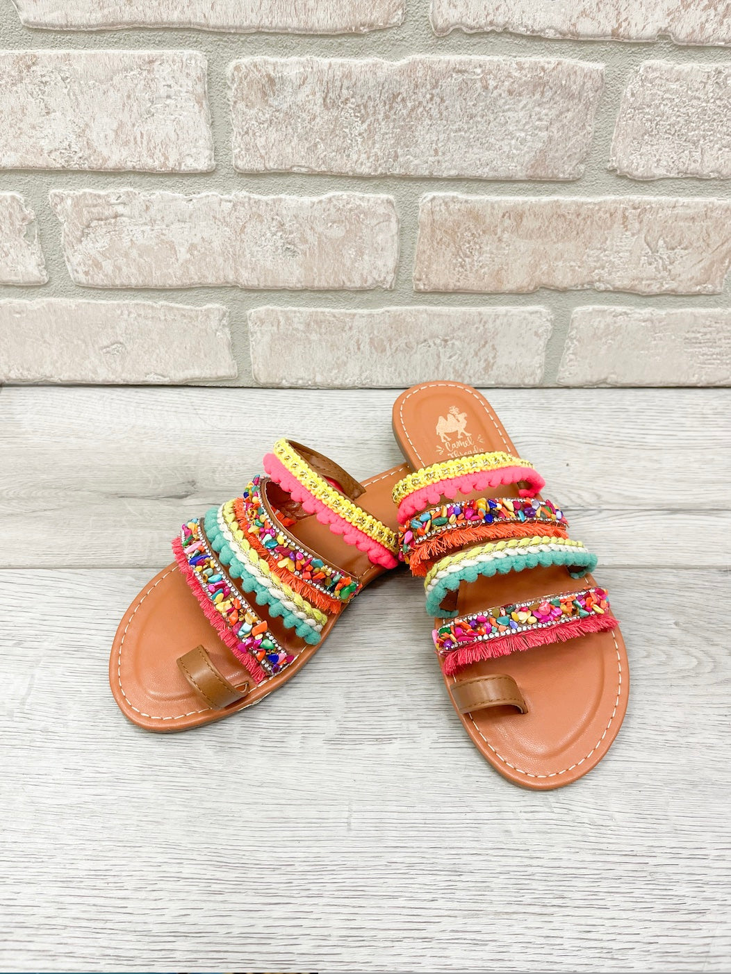 Living The Good Life Colorful Sandals