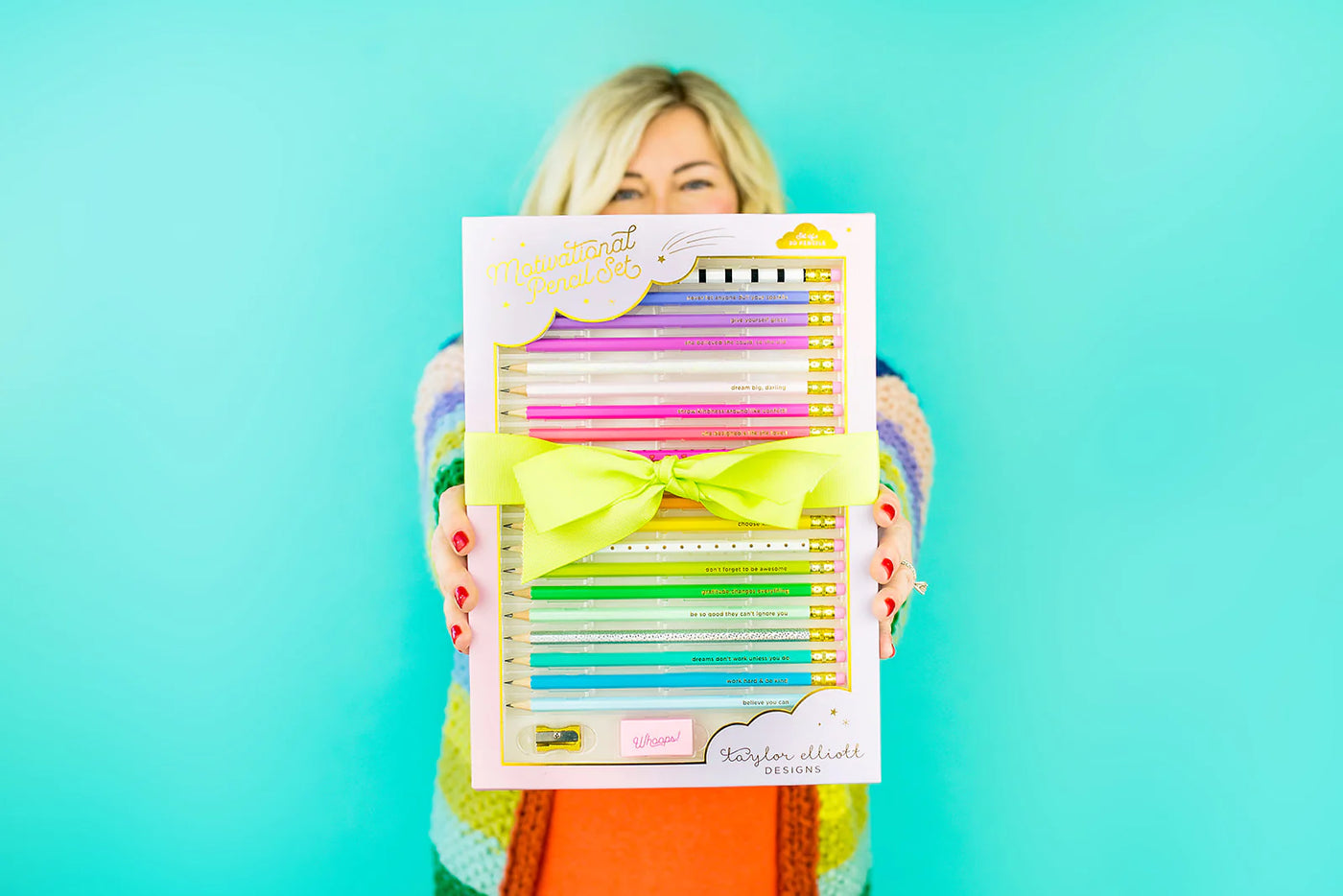 Motivational Pencil Set: Taylor Elliott Designs
