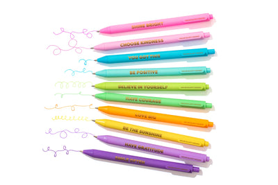 Colored Gel Pen Set: Taylor Elliott Designs