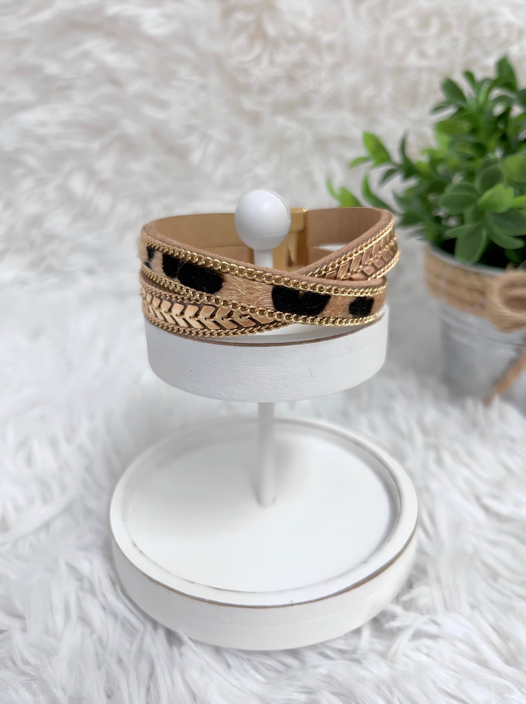 Safari Chic Gold Bracelet