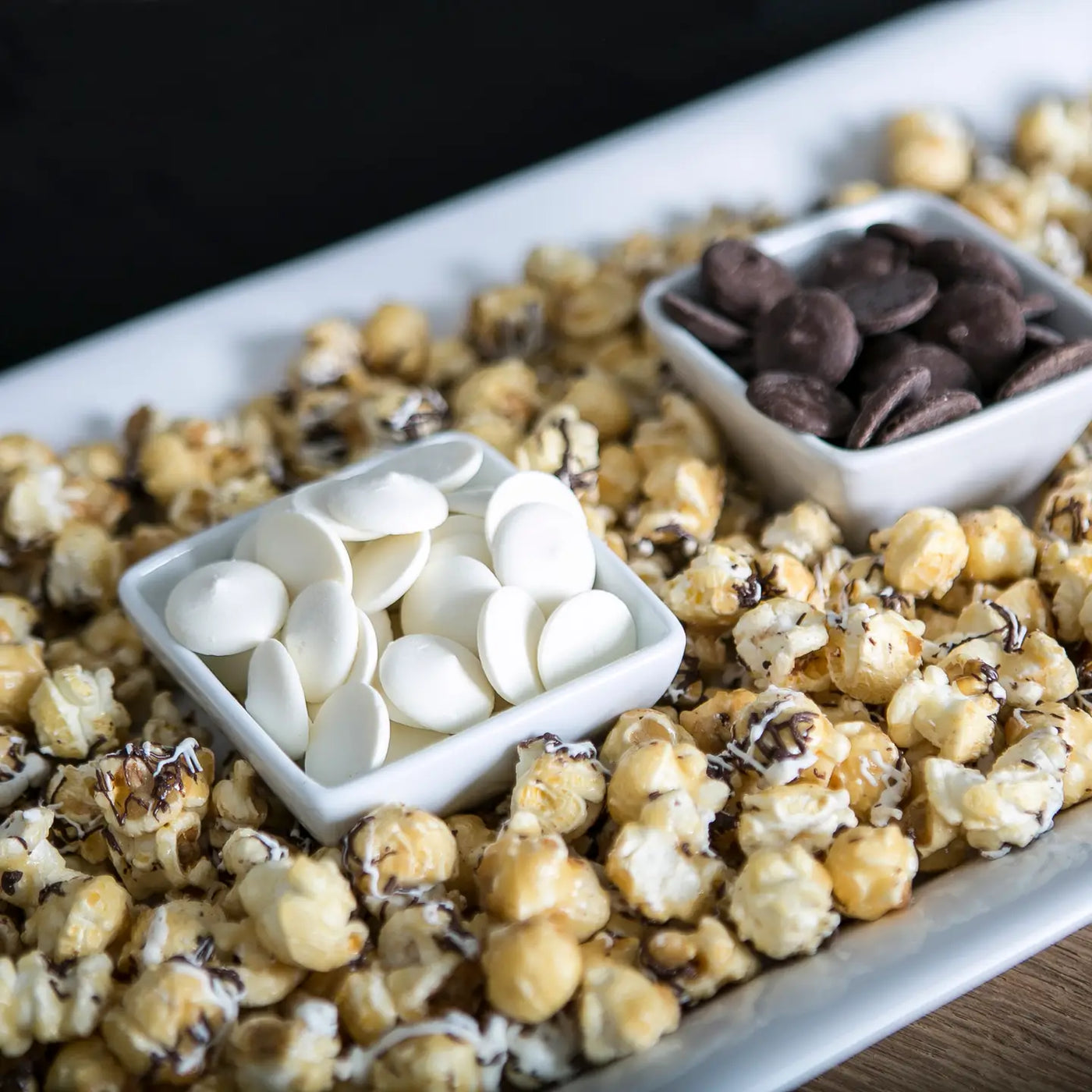 Tuxedo Popcorn (Gluten Free)