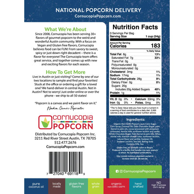 Tuxedo Popcorn (Gluten Free)