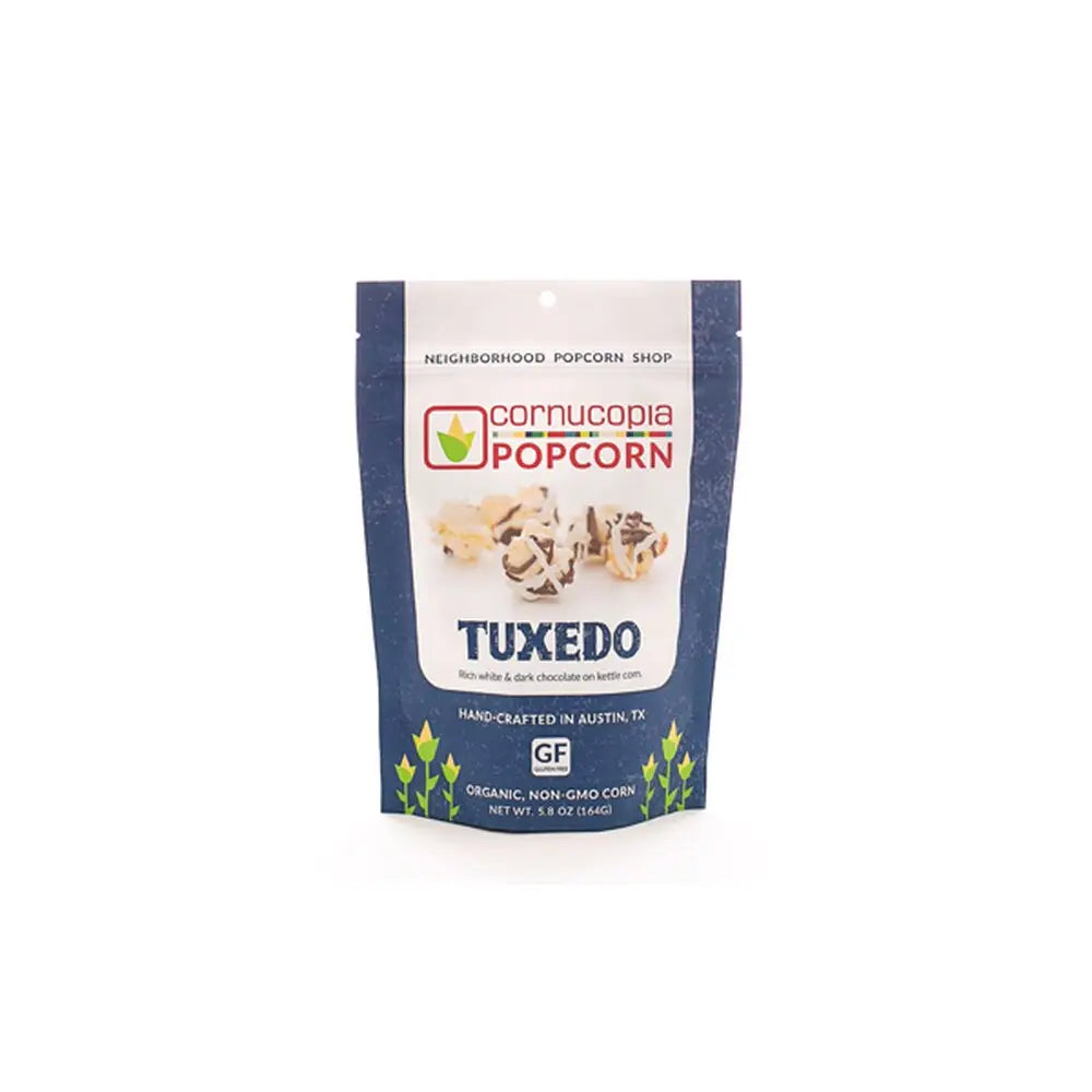 Tuxedo Popcorn (Gluten Free)