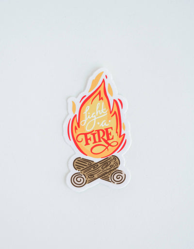 Light A Fire Sticker I Christian Sticker I Gift