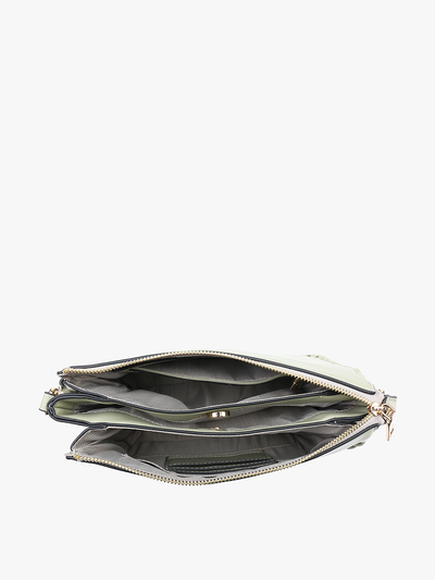 Judith Shoulder Bag w/ Braided Handle: Dark Teal