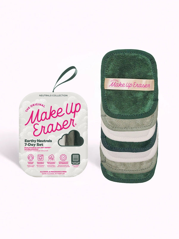 7-Day MakeUp Eraser Set - Earthy Greens
