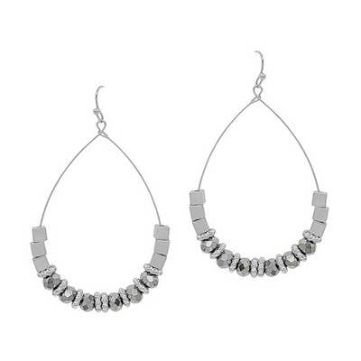 Such A Vibe Silver Dangle Earrings