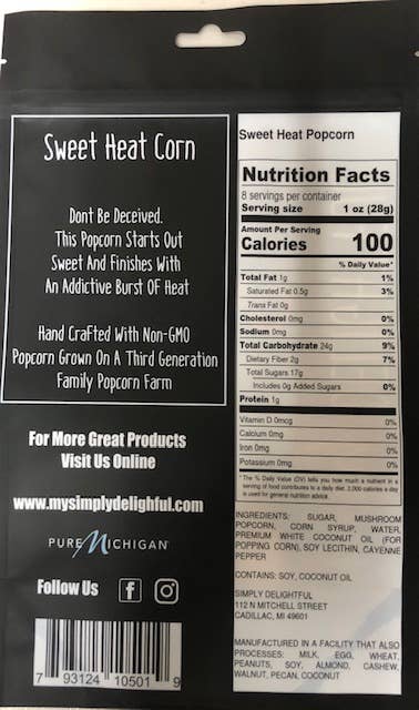 Simply Delightful Popcorn: Sweet Heat