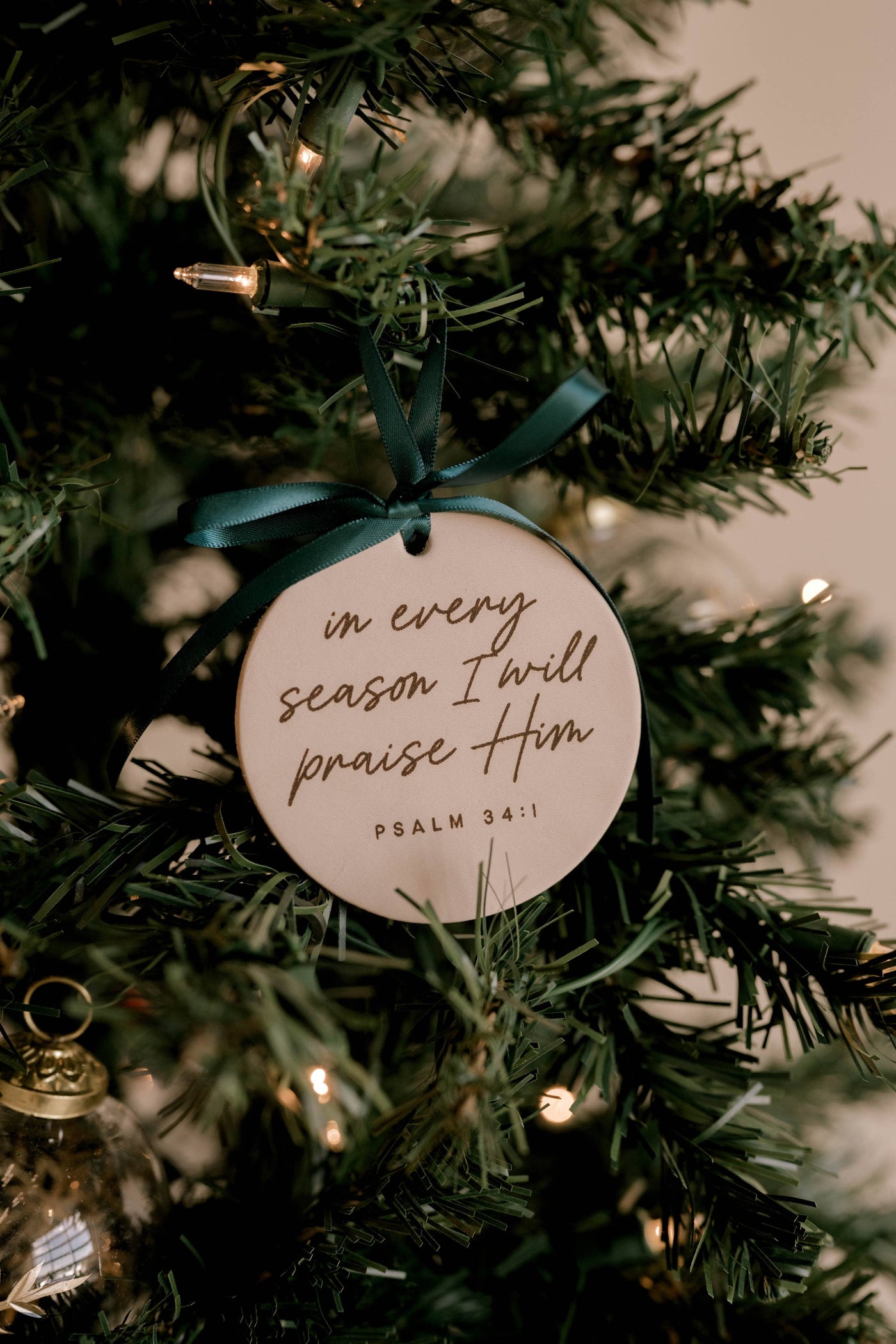 In Every Season Ornament I Christian Faith