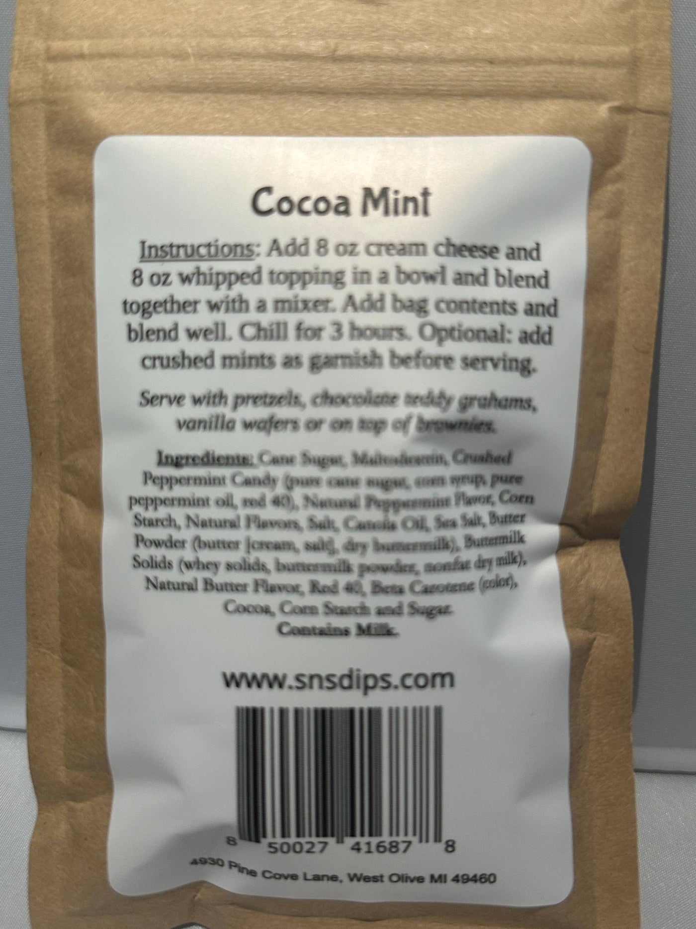 Dip Mix: Cocoa Mint
