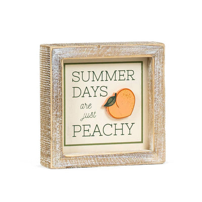 Summer Days & Fireworks Double Sided Wood Sign