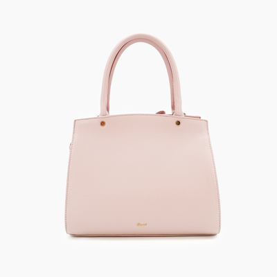 Grace Bowtie Top Handle Satchel Bag: Blush