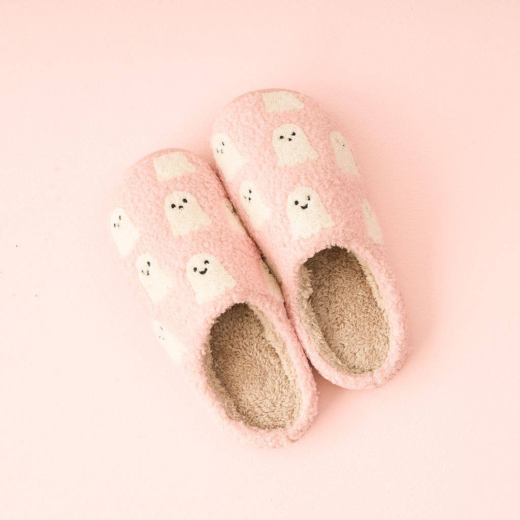 Fuzzy Slippers-Ghosts