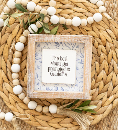 Best Grandma Ever Reversible Wood Decor