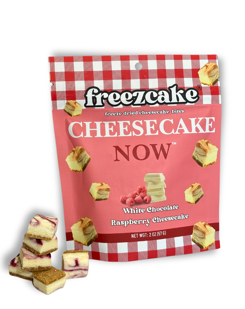 Freezcake Bites: White Chocolate Raspberry
