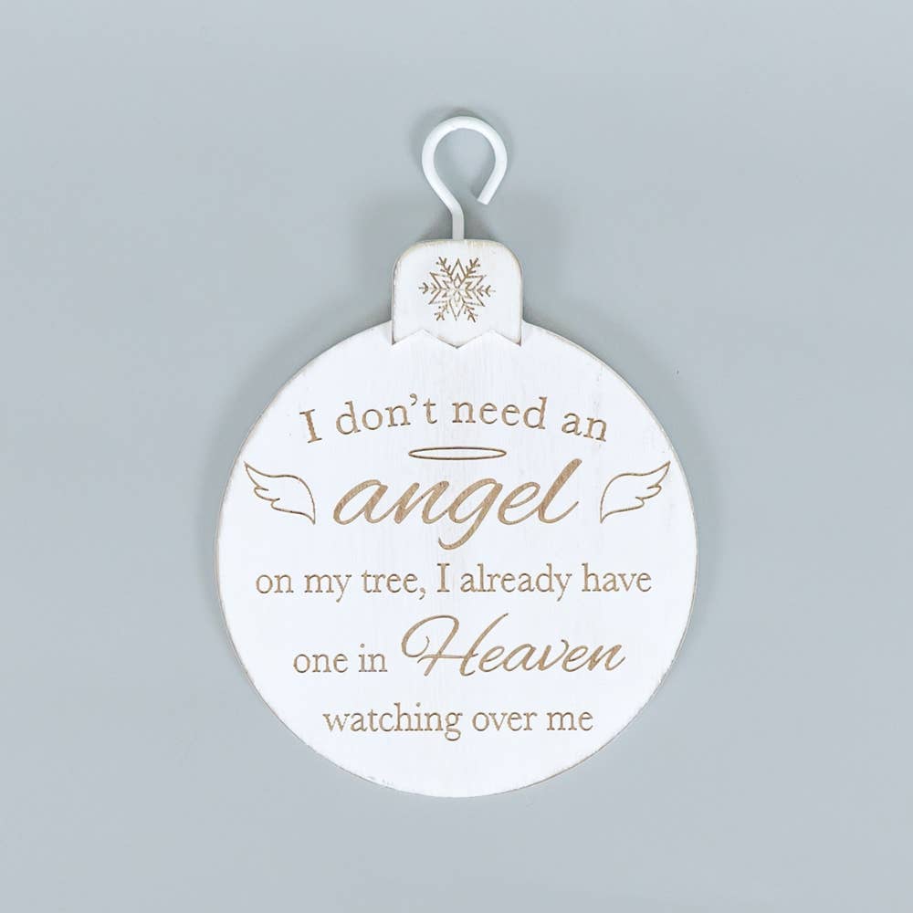 Always Remember Wood Ornament