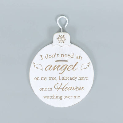 Always Remember Wood Ornament