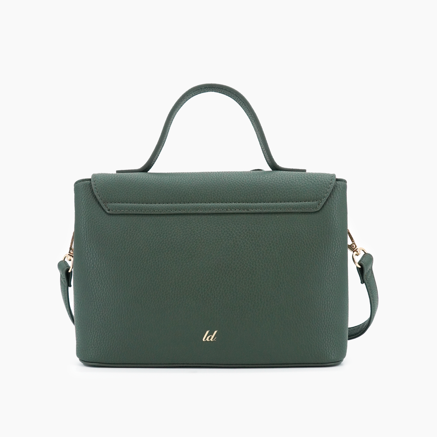 Eva Double Bow Everyday Crossbody: Dark Olive