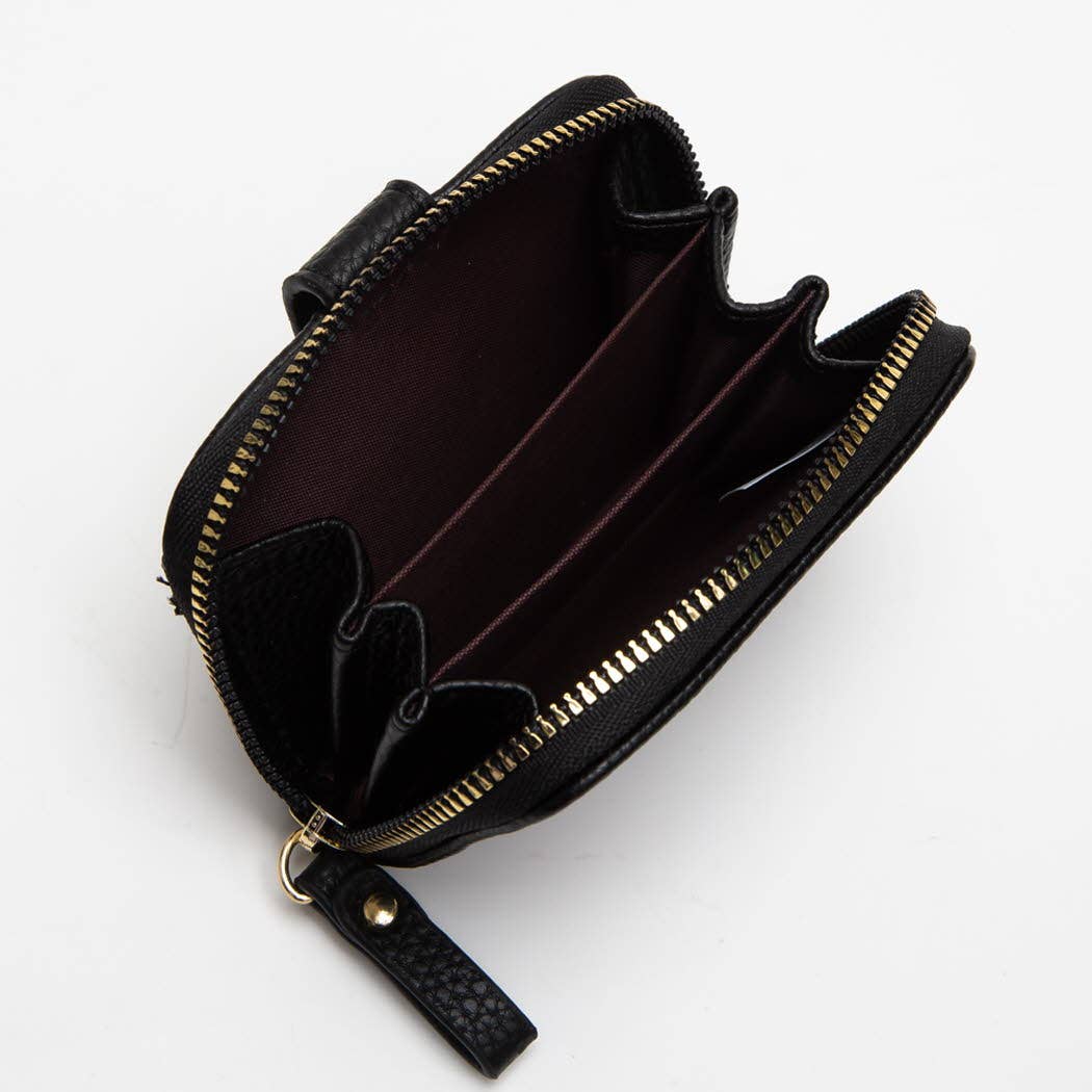 Heather Zip Wallet: Kelly Green