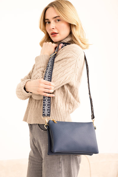 Izzy Crossbody: Gunmetal