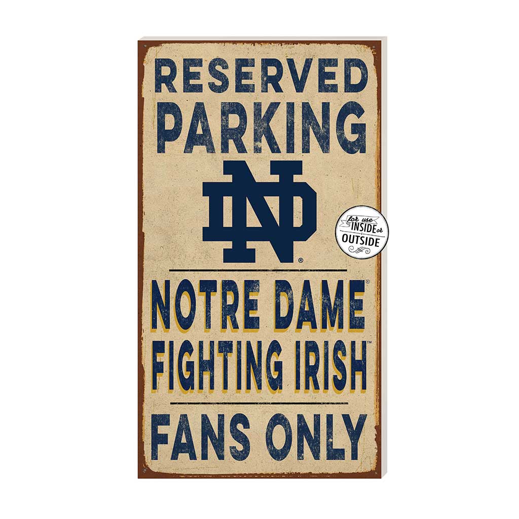 11x20 Parking Notre Dame Fighting Irish