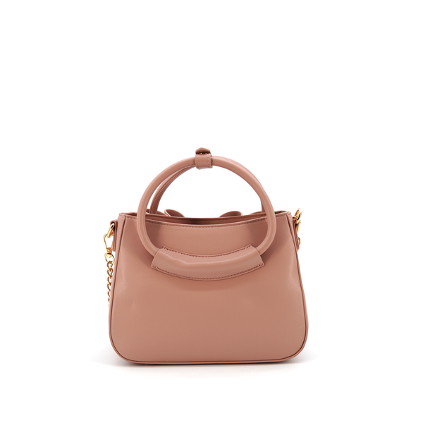 Madeline Bow Crossbody Bag: Mauve