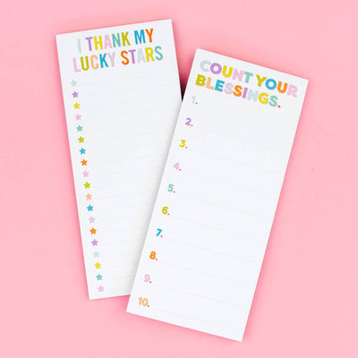 Count Your Blessings List Pad: Taylor Elliott Designs