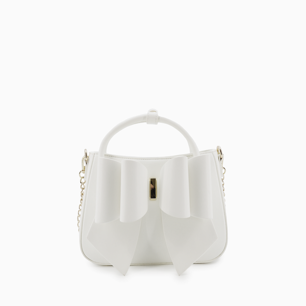 Madeline Bow Crossbody Bag: Mauve