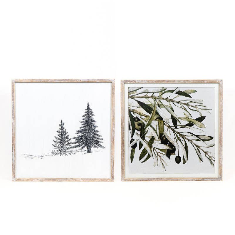 Winter Wonderland Reversible Wood Decor