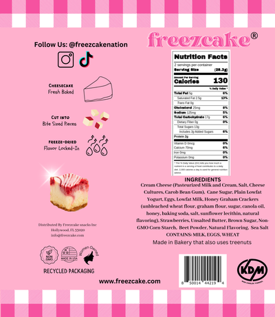 Freezcake Bites: Strawberry