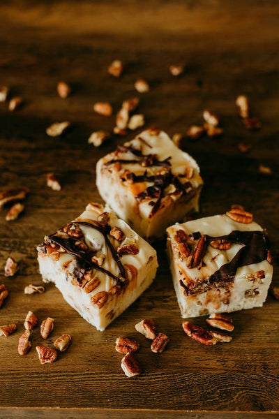 Fudge: Turtle Cheesecake