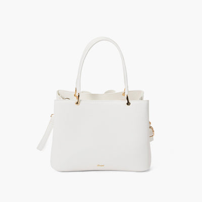 Jenna Bow Fall Satchel Purse: Blush