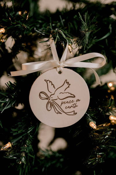 Peace On Earth Ornament I Christian Faith