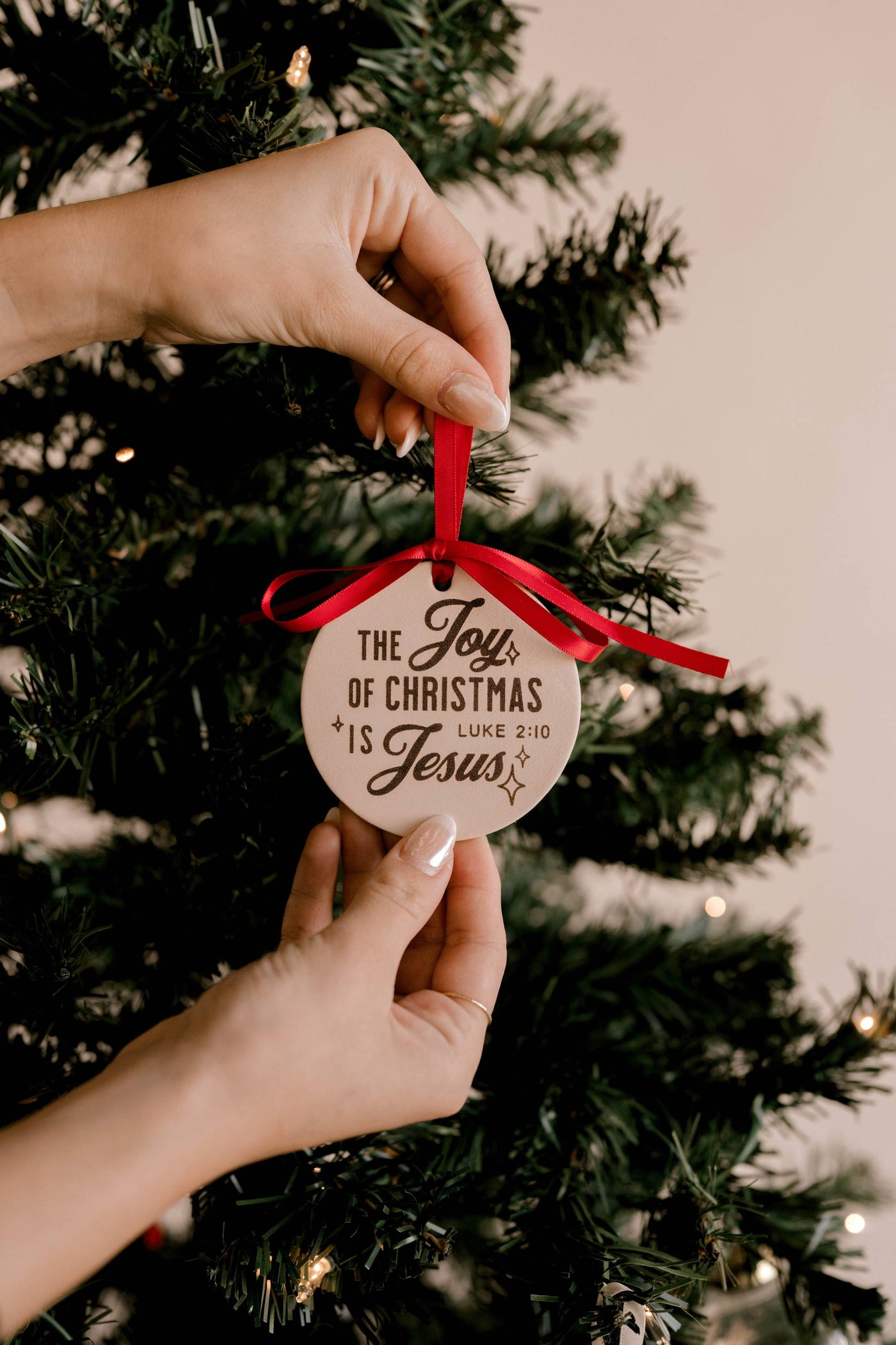 The Joy of Christmas Ornament I Christian Faith