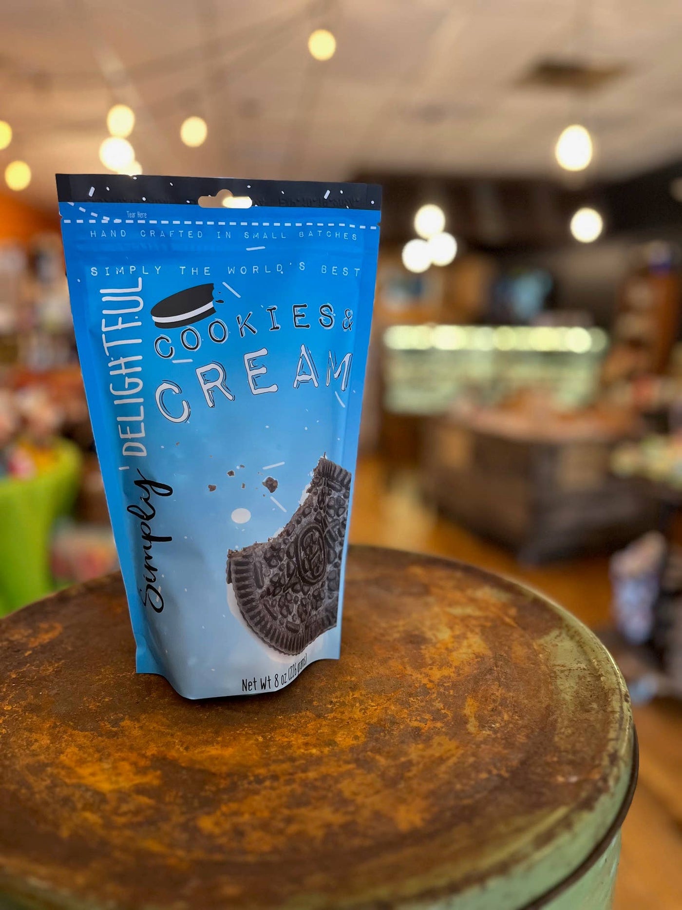 Simply Delightful Popcorn: Cookies & Cream