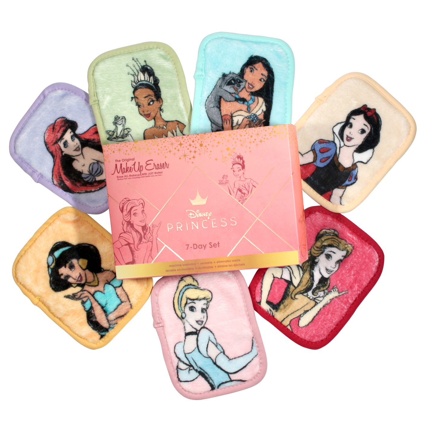 7-Day MakeUp Eraser Set - Ultimate Disney Princess