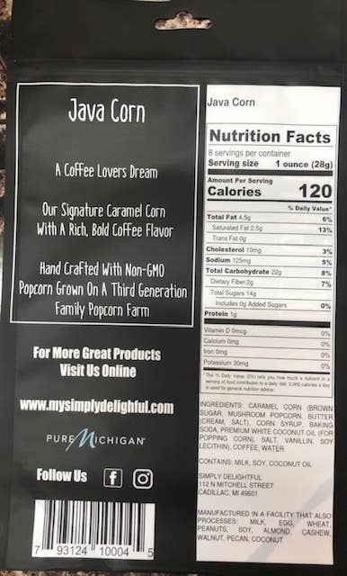 Simply Delightful Popcorn: Java