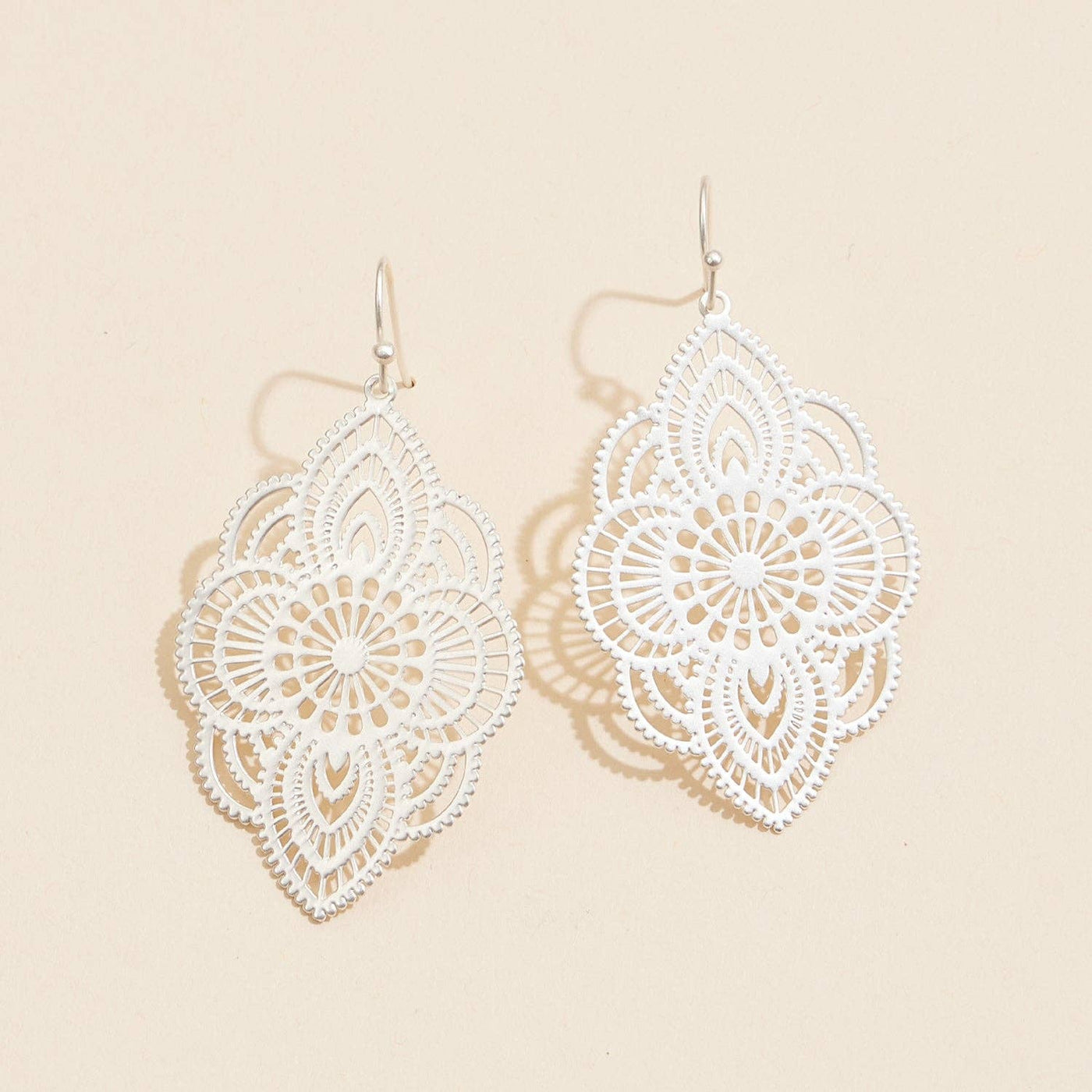 Moroccan Madness Filigree Metal Earrings
