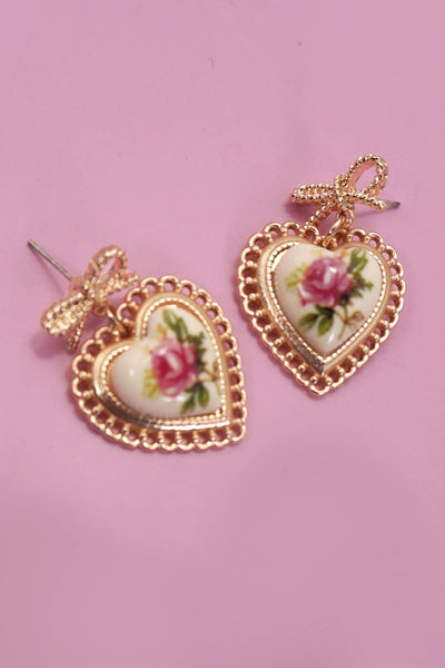 Enchanted Rose Earrings