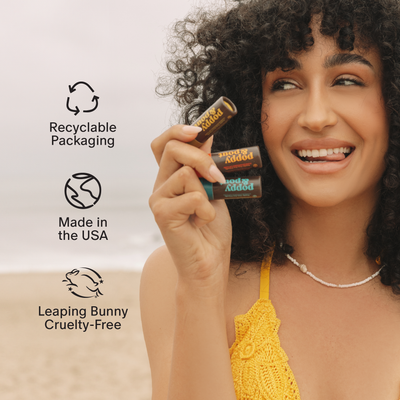 Poppy & Pout Lip Balm: Coconut Coast