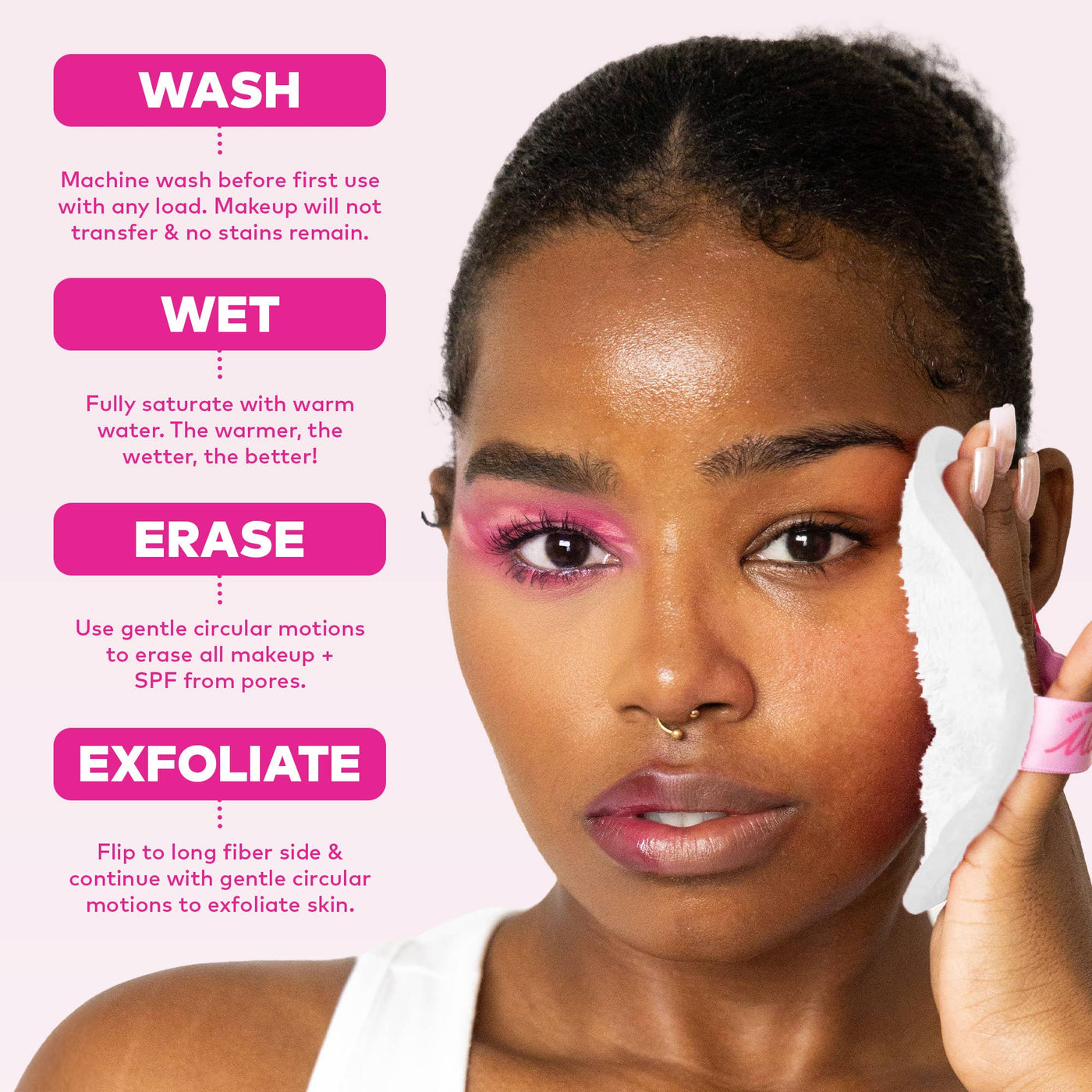 7-Day MakeUp Eraser Set - Cherry Crush
