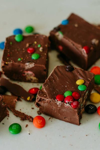 Fudge: Chocolate M&M