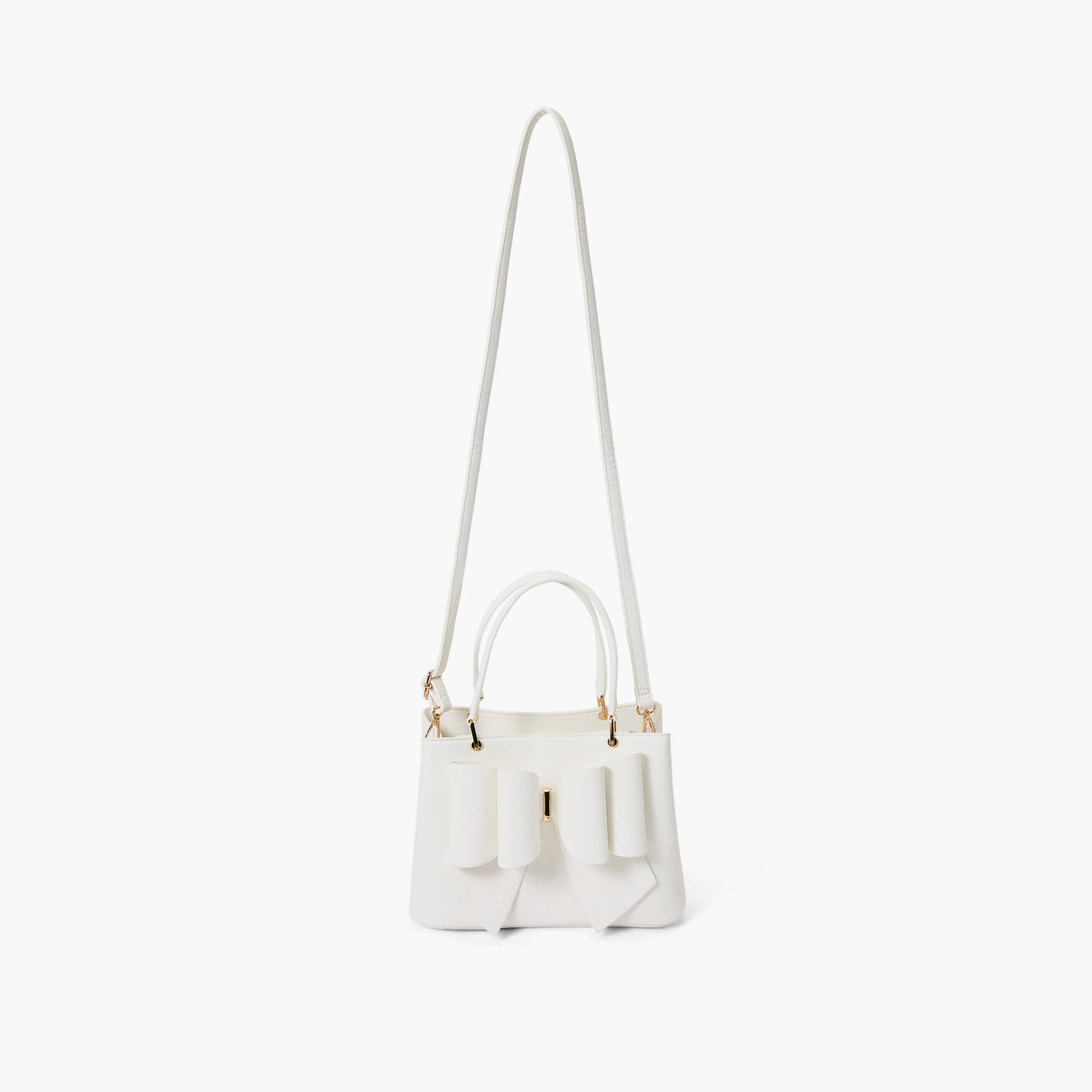 Jenna Bow Fall Satchel Purse: Blush
