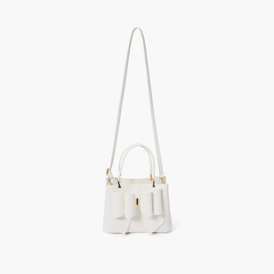 Jenna Bow Fall Satchel Purse: Blush
